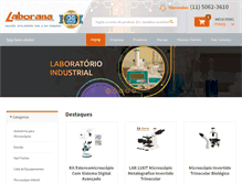 Tablet Screenshot of laborana.com.br